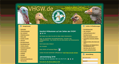 Desktop Screenshot of gefluegelzucht.de