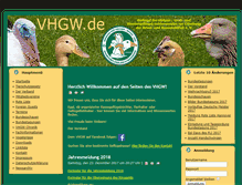 Tablet Screenshot of gefluegelzucht.de